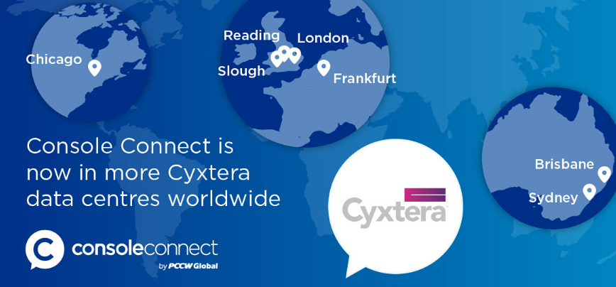 Console Connect is now in more Cyxtera data centres worldwide